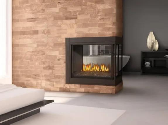Napoleon Ascent 3-Sided Fireplace (Glass Burner)