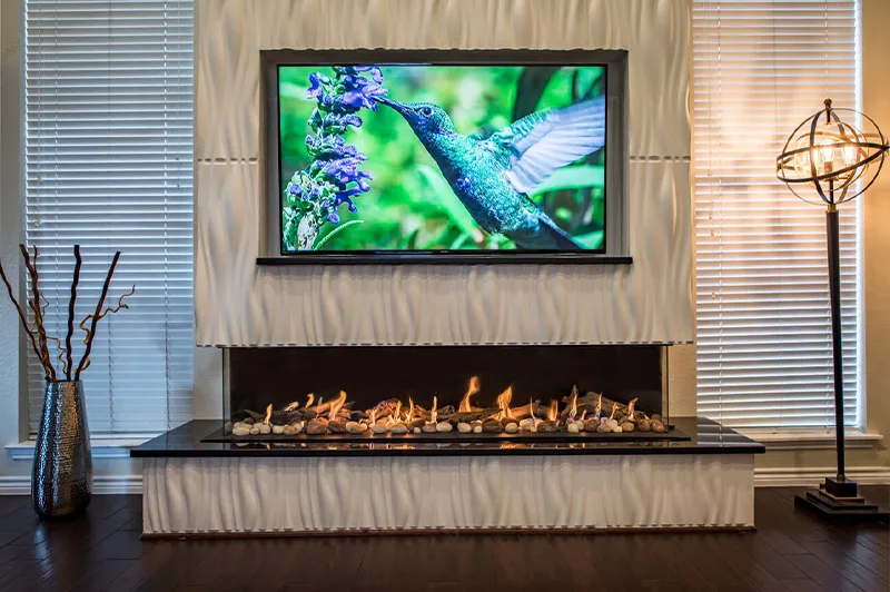 Flare Double Corner 100 with 24" Glass