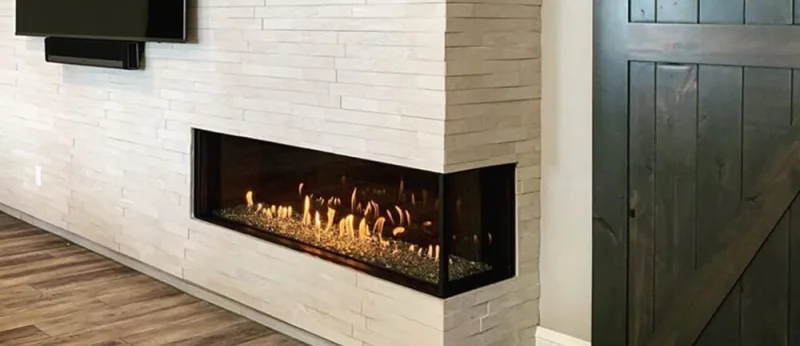 Flare Right Corner 100 with 30" Glass