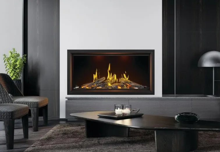 Napoleon Tall Linear Vector with Luminous Logs 50