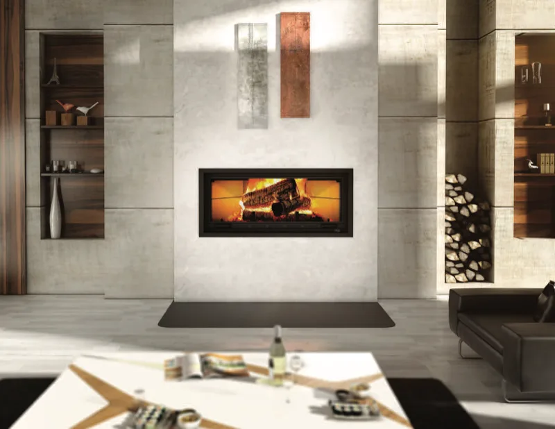 Valcourt St. Laurent Linear Wood Fireplace